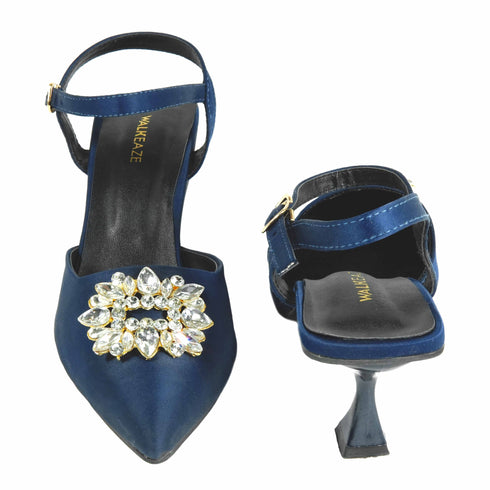 Women Formal Court Shoes - 62555S (Blue)